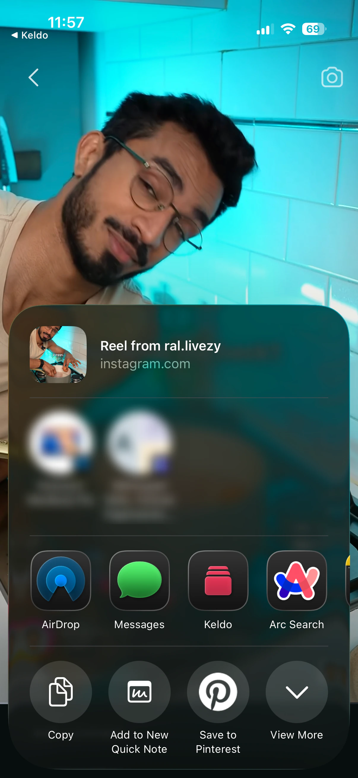 Instagram, second screen