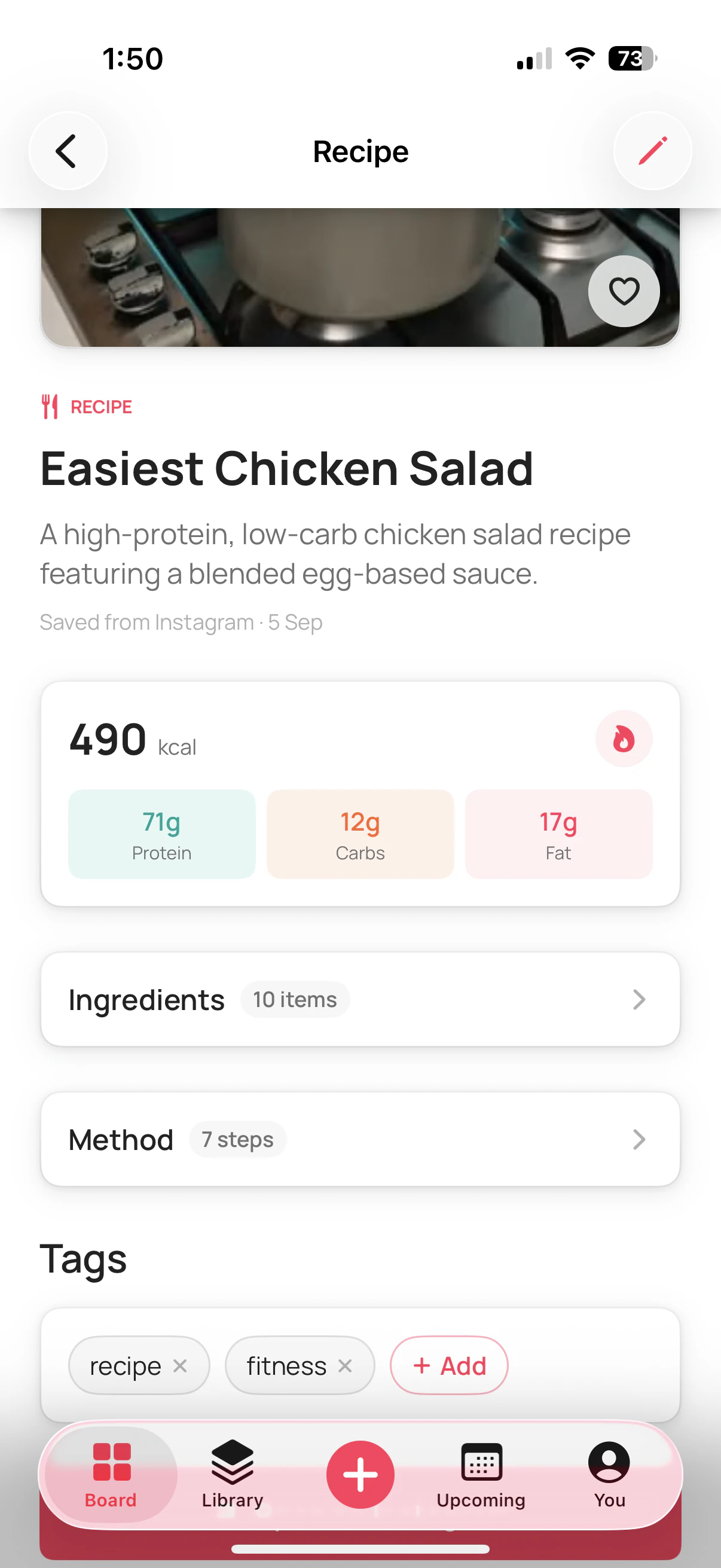 Recipes detail in Keldo