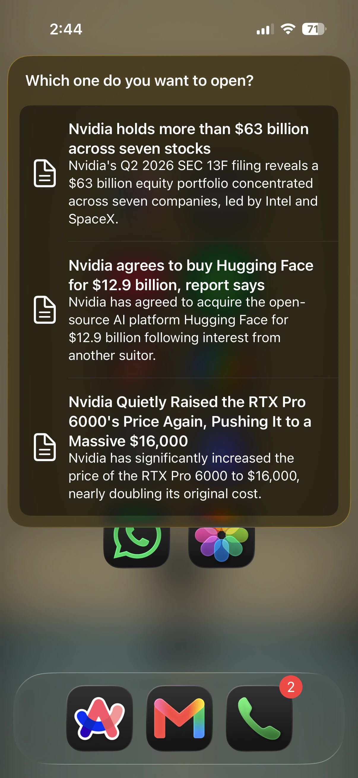 Siri in Keldo on iPhone