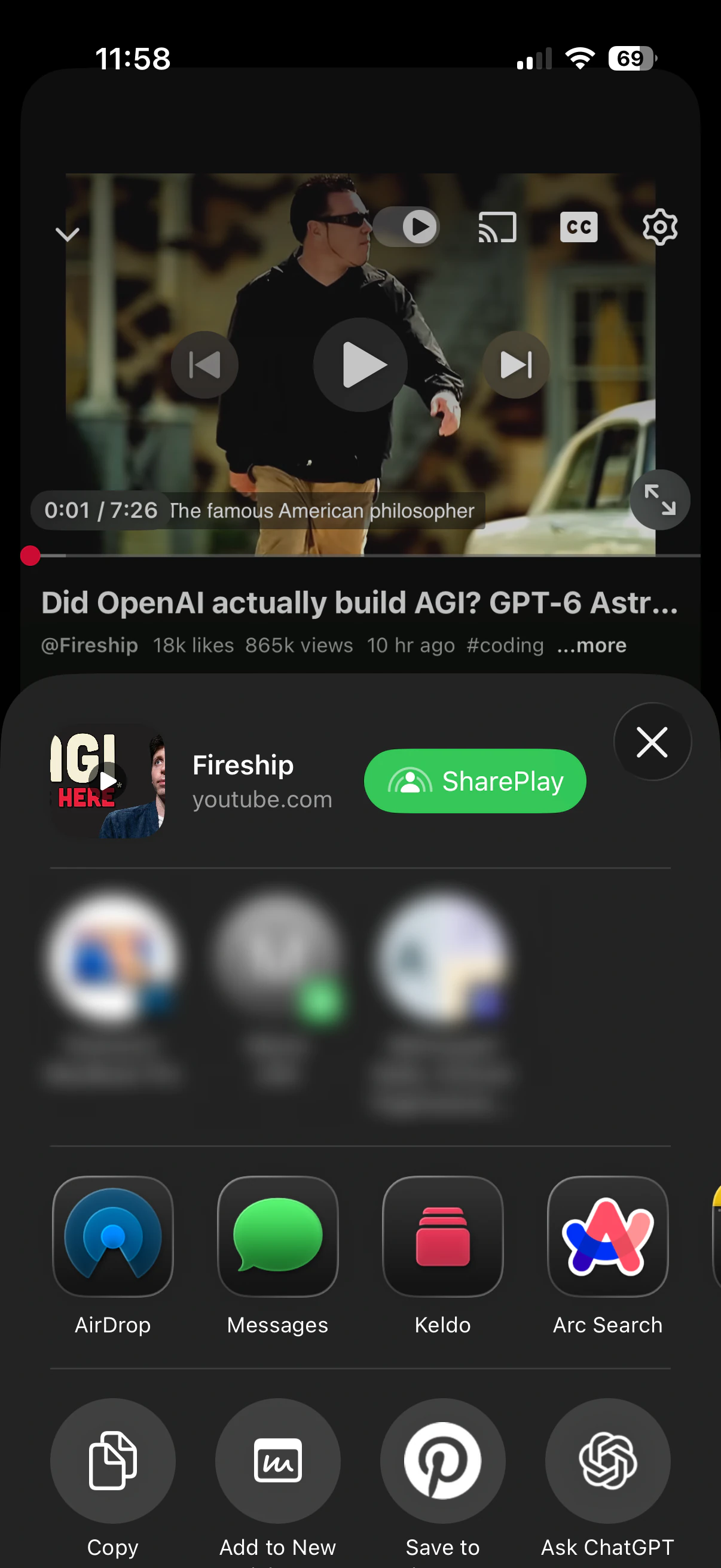 YouTube, second screen